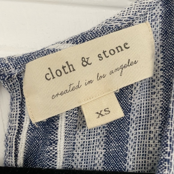 BRAND NEW! Cloth and stone stripped jumpsuit - Picture 4 of 6